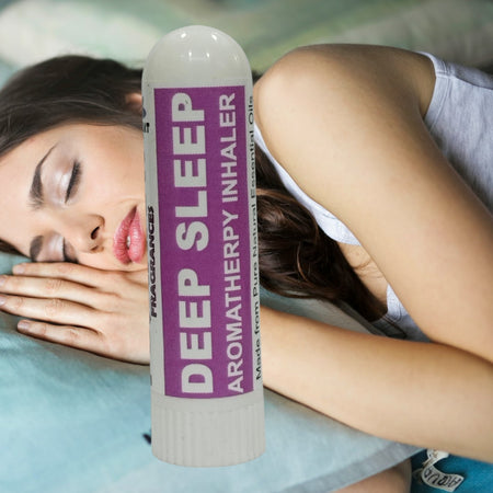 Pujahaat Natural Essential oil based Aromatherapy Nasal Inhaler Stick DEEP SLEEP, FOCUS, RELAX, BREATHE, ENERGY Made with therapeutic grade essential oils- Set of 5