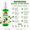 Mogra Attar Spray by Pujahaat | 100ml Non Alcoholic Spray | Religious Mist | Air Freshener, Room Mist, Fabric & Linen Spray | Perfect for Prayer mats, beds, sofas, curtains
