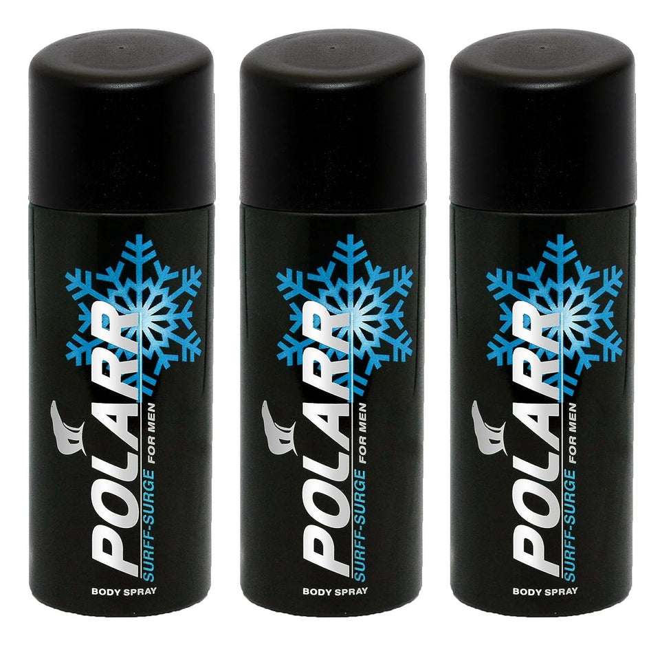 Polarr Deodorants Surff-Surge For Men|Male Deodorant|Bodyspray for Men|Surff-Surge Deo Spray for men Antiperspirants 150ml