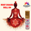 Pujahaat Root Chakra Essential Oil Roll-On Blend |6 ml/0.20 fl oz | Muladhara | Grounding | Aromatherapy Oils for Chakra Balance | Aroma blend for Meditation, Yoga, Reiki