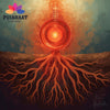 Pujahaat Root Chakra Essential Oil Roll-On Blend |6 ml/0.20 fl oz | Muladhara | Grounding | Aromatherapy Oils for Chakra Balance | Aroma blend for Meditation, Yoga, Reiki