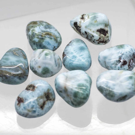 Larimar Gemstone Crystal Tumble Stone Single pc