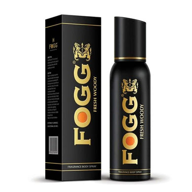 Fogg Black Series Fresh Woody - Perfume Body Spray For Men - Long Lasting & No Gas Deodorant -120ml