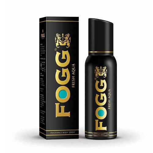 Fogg Black Series Fresh Aqua - Perfume Body Spray For Men - Long Lasting & No Gas Deodorant - 120ml