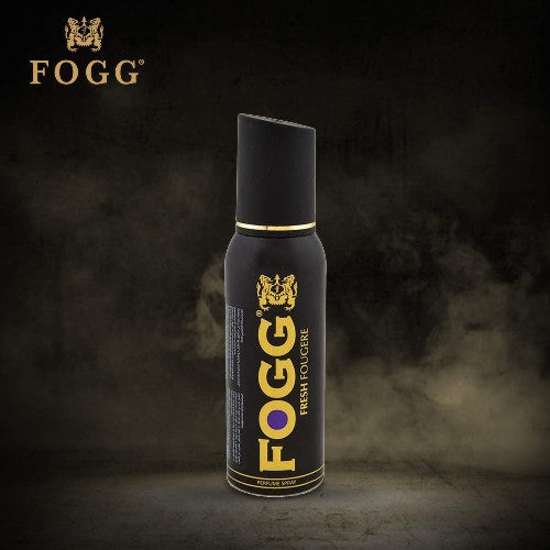 Fogg Black Series Fresh Fougere - Perfume Body Spray For Men - Long Lasting & No Gas Deodorant - 120ml