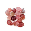 Red Strawberry Quartz Crystal Tumble Stone Single pc