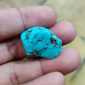 Turquoise (Firoza) Tumble Stone Single pc