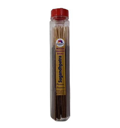 Pujahaat Premium Scented Incense Stick Masala Agarbatti | No Charcoal Incense Sticks, 100% Herbal Fragrance Agarbatti, 0% Sulphates Sugandhapatra Fragrance