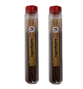 Pujahaat Premium Scented Incense Stick Masala Agarbatti | No Charcoal Incense Sticks, 100% Herbal Fragrance Agarbatti, 0% Sulphates Sugandhapatra Fragrance