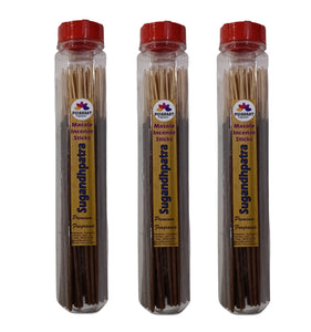 Pujahaat Premium Scented Incense Stick Masala Agarbatti | No Charcoal Incense Sticks, 100% Herbal Fragrance Agarbatti, 0% Sulphates - Rose Fragrance