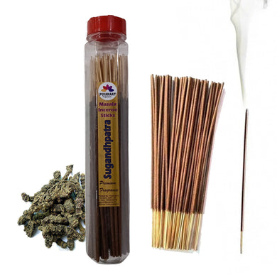 Pujahaat Premium Scented Incense Stick Masala Agarbatti | No Charcoal Incense Sticks, 100% Herbal Fragrance Agarbatti, 0% Sulphates Sugandhapatra Fragrance