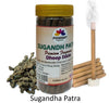 Pujahaat Sugandhpatra Rare Premium Scented Incense Stick | Dry Dhoop Stick | No Charcoal, Bambooless | Dhoop Batti 4 inches with free Holder - Sugandhpatra  Fragrance