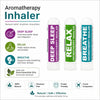 Pujahaat Natural Essential oil based Aromatherapy Nasal Inhaler Stick DEEP SLEEP, RELAX, BREATHE Made with therapeutic grade essential oils- Set of 3