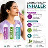 Pujahaat Natural Essential oil based Aromatherapy Nasal Inhaler Stick DEEP SLEEP, RELAX, BREATHE Made with therapeutic grade essential oils- Set of 3