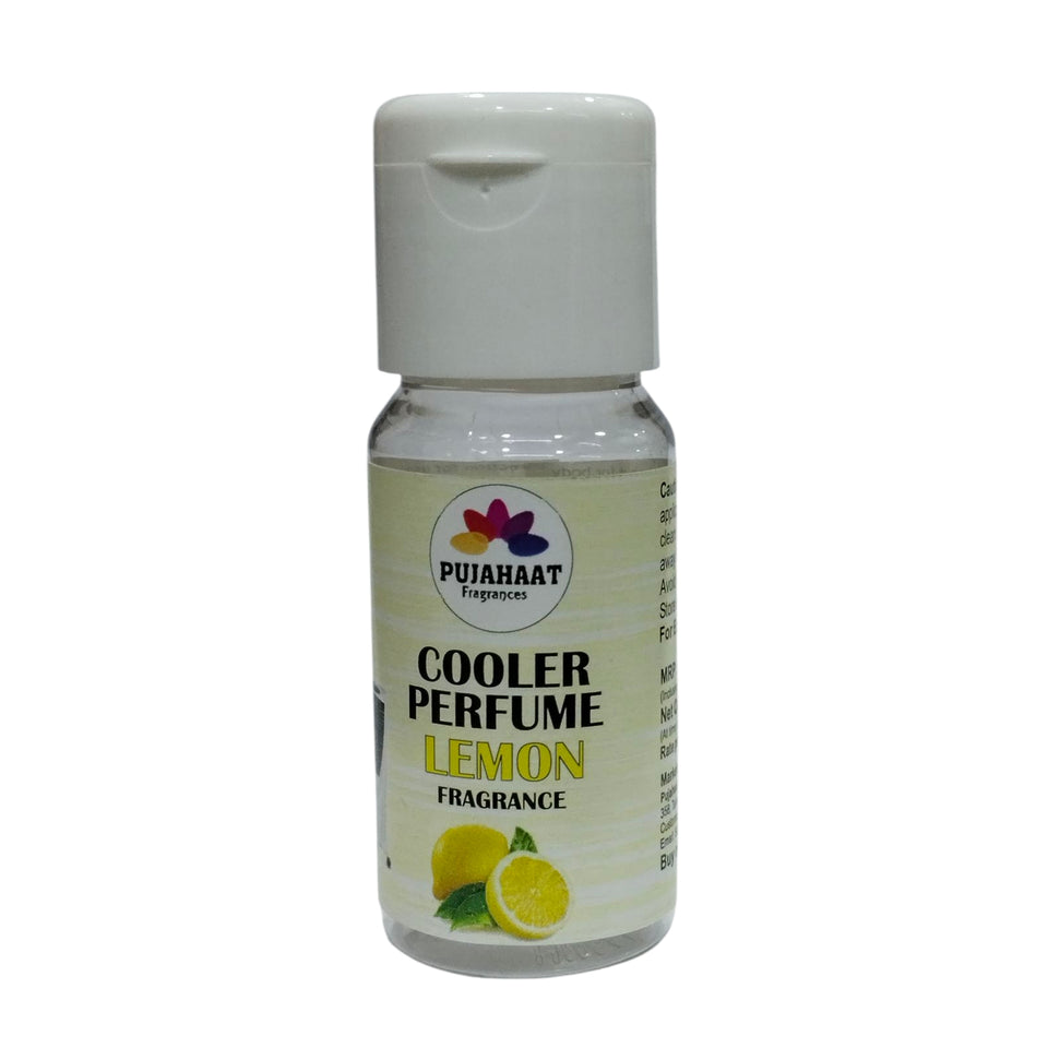 Pujahaat Lemon Cooler Perfume/Aroma Diffuser Oil or Fragrance, Long Lasting Cooler Scent/Aroma Diffuser Fragrance Oil - Multipurpose Aroma Oil Perfume for Cooler - 25 ml each (2 X 25 ml)