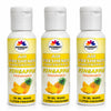 Pujahaat Air Freshener Concentrate Set of 3 (50ml Each) Makes 1 Liter Each | Long Lasting Room Freshener Liquid | Fragrance Combo for Home, Office, Car | Alcohol-Free Premium Fragrance - Pineapple