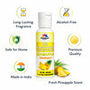 Pujahaat Air Freshener Concentrate Set of 3 (50ml Each) Makes 1 Liter Each | Long Lasting Room Freshener Liquid | Fragrance Combo for Home, Office, Car | Alcohol-Free Premium Fragrance - Pineapple