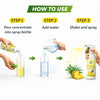 Pujahaat Air Freshener Concentrate Set of 3 (50ml Each) Makes 1 Liter Each | Long Lasting Room Freshener Liquid | Fragrance Combo for Home, Office, Car | Alcohol-Free Premium Fragrance - Pineapple