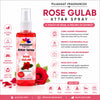 Rose Attar Spray by Pujahaat | 100ml Non Alcoholic Spray | Religious Mist | Air Freshener, Room Mist, Fabric & Linen Spray | Perfect for Prayer mats, beds, sofas, curtains