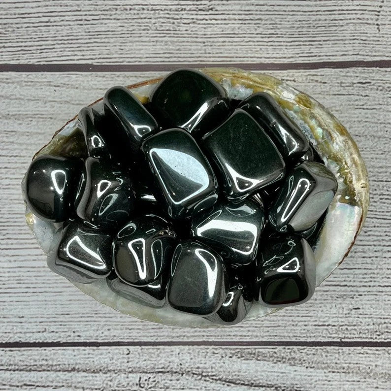 Natural Hematite Gemstone Tumble Stone
