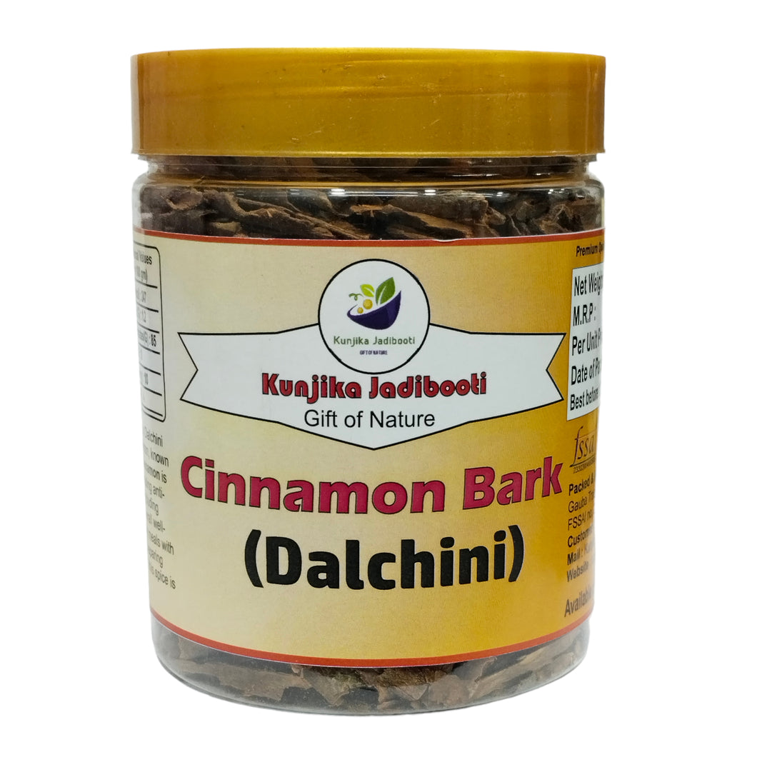 Kunjika JadibootiWhole Cinnamon Bark / Dalchini / Karuvapatta Cassia Bark (TAJ) Sabut Dalchini - 100 gm