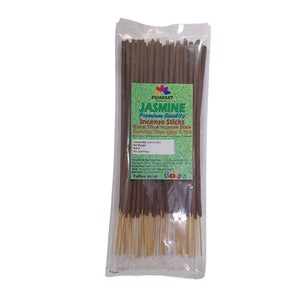 Pujahaat Premium Scented Incense Stick Agarbatti | No Charcoal Incense Sticks, 100 minutes burning time, 0% Sulphates Fragrance - Jasmine Fragrance
