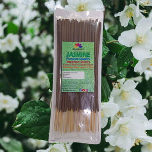 Pujahaat Premium Scented Incense Stick Agarbatti | No Charcoal Incense Sticks, 100 minutes burning time, 0% Sulphates Fragrance - Jasmine Fragrance