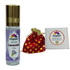 Pujahaat Raksha Bandhan Combo- Lavender Attar ( Alcohol-Free) 6ml & 7 Chakra Crystal 8mm Beads Rakhi