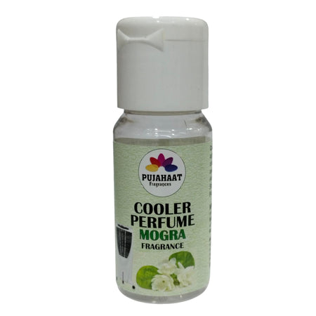Pujahaat Mogra Cooler Perfume/Aroma Diffuser Oil or Fragrance, Long Lasting Cooler Scent/Aroma Diffuser Fragrance Oil - Multipurpose Aroma Oil Perfume for Cooler - 25 ml each (2 X 25 ml)