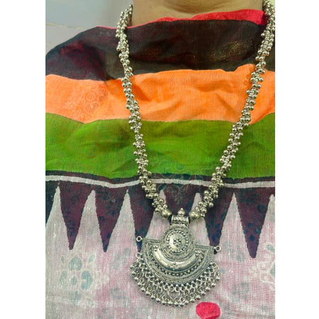 Bollywood Oxidized Silver Plated Handmade Designer Jewellery set/ Party wear/ Casual Oxidized choker necklace earrings Jhumka Afgani OS-3