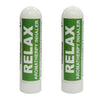 Pujahaat Natural Essential oil Aromatherapy Nasal Inhaler Stick help to RELAX, Made with 100% natural, therapeutic grade- Set of 2