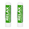 Pujahaat Natural Essential oil Aromatherapy Nasal Inhaler Stick help to RELAX, Made with 100% natural, therapeutic grade- Set of 2