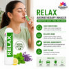 Pujahaat Natural Essential oil Aromatherapy Nasal Inhaler Stick help to RELAX, Made with 100% natural, therapeutic grade- Set of 2