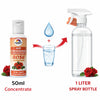 Pujahaat Air Freshener Concentrate Set of 3 (50ml Each) Makes 1 Liter Each | Long Lasting Room Freshener Liquid | Fragrance Combo for Home, Office, Car | Alcohol-Free Premium Fragrance - Rose
