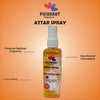Pujahaat Tulsi, Kesar Chandan and Vrindavan Attar Spray Combo | Non Alcoholic Spray | Religious Mist | Air Freshener, Room Mist, Fabric Linen Spray | Perfect for Prayers Rooms, Living Room, car - set of 3