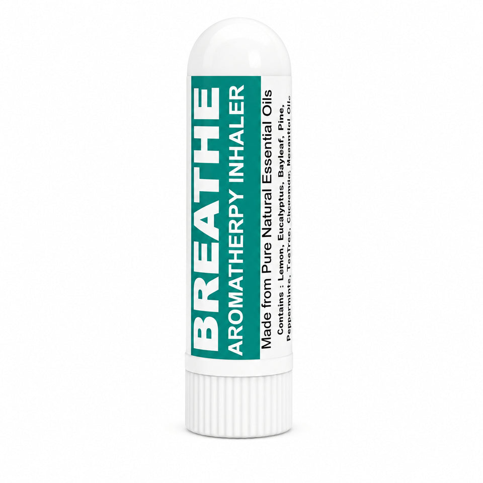 Pujahaat Natural Essential oil based Aromatherapy Nasal Inhaler Stick help in obstacle free BREATHE, Made with natural, therapeutic grade  - Set of 2