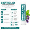 Pujahaat Natural Essential oil based Aromatherapy Nasal Inhaler Stick help in obstacle free BREATHE, Made with natural, therapeutic grade  - Set of 2