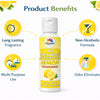 Pujahaat Air Freshener Concentrate Set of 3 (50ml Each) Makes 1 Liter Each | Long Lasting Room Freshener Liquid | Fragrance Combo for Home, Office, Car | Alcohol-Free Premium Fragrance - Lemon