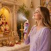 Lavender Attar Spray by Pujahaat | 100ml Non Alcoholic Spray | Religious Mist | Air Freshener, Room Mist, Fabric & Linen Spray | Perfect for Prayer mats, beds, sofas, curtains