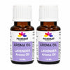Pujahaat Lavender Aroma Oil for Aromatherapy oils, Oil for diffusers, Humidifier oils, Oil Burners, Spa and Air Purifier 10ml Each, Lavender - Set of 2 (2 x 10 ml)
