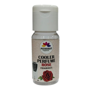 Pujahaat Rose Cooler Perfume/Aroma Diffuser Oil or Fragrance, Long Lasting Cooler Scent/Aroma Diffuser Fragrance Oil - Multipurpose Aroma Oil Perfume for Cooler - 25 ml each (2 X 25 ml)