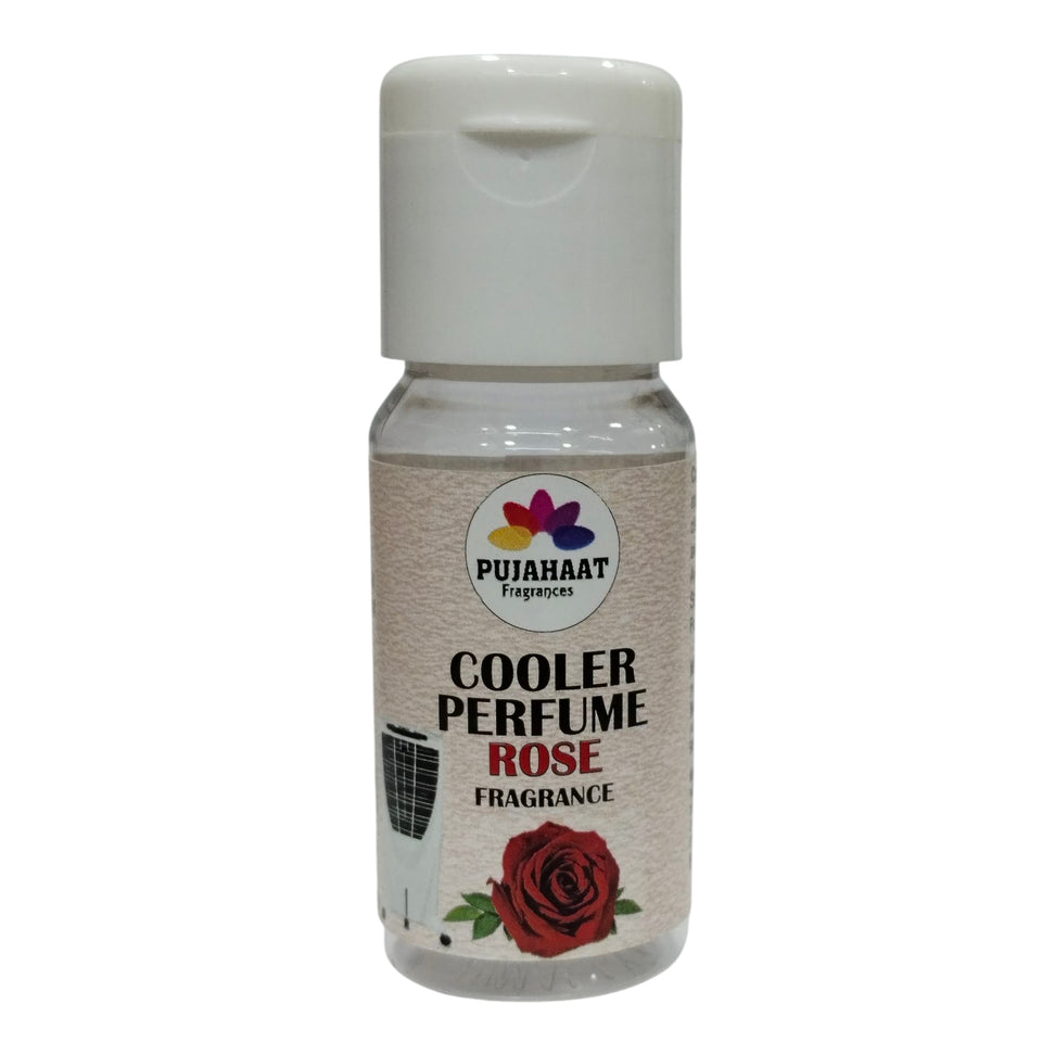 Pujahaat Rose Cooler Perfume/Aroma Diffuser Oil or Fragrance, Long Lasting Cooler Scent/Aroma Diffuser Fragrance Oil - Multipurpose Aroma Oil Perfume for Cooler - 25 ml each (2 X 25 ml)