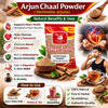 Kunjika Jadibooti Arjun Chaal Powder (Terminalia Arjuna) – 100% Pure Herbal Bark Powder for Ayurvedic Wellness & Daily Health Support