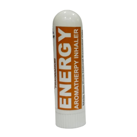 Pujahaat Natural Essential oil based Aromatherapy Nasal Inhaler Stick ENERGY, Made with 100% natural, therapeutic grade essential oils - Set of 2