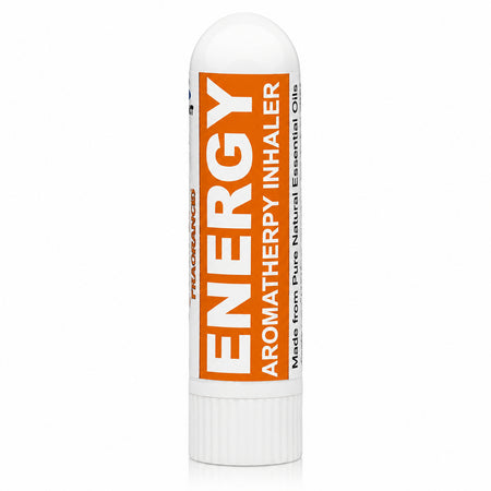 Pujahaat Natural Essential oil based Aromatherapy Nasal Inhaler Stick ENERGY, Made with 100% natural, therapeutic grade essential oils - Set of 2