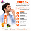 Pujahaat Natural Essential oil based Aromatherapy Nasal Inhaler Stick ENERGY, Made with 100% natural, therapeutic grade essential oils - Set of 2