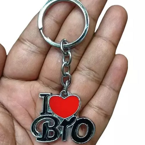 Metal I Love Bro Brother Keychain Bhai Gift For Brother Birthday Rakshabandhan Bike Car Boys Men Metal Multicolor Keychain