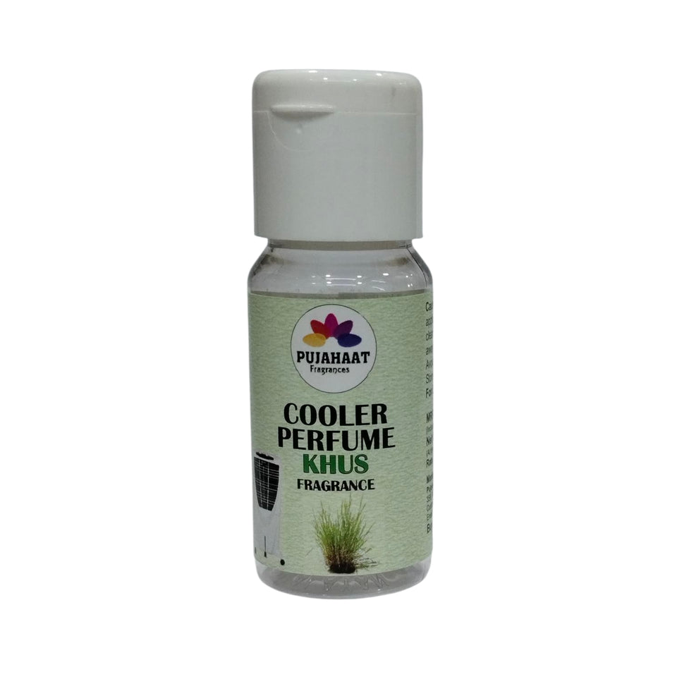 Pujahaat Khus Cooler Perfume/Aroma Diffuser Oil or Fragrance, Long Lasting Cooler Scent/Aroma Diffuser Fragrance Oil - Multipurpose Aroma Oil Perfume for Cooler - 25 ml each (2 X 25 ml)