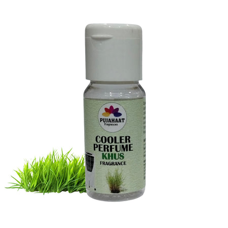 Pujahaat Khus Cooler Perfume/Aroma Diffuser Oil or Fragrance, Long Lasting Cooler Scent/Aroma Diffuser Fragrance Oil - Multipurpose Aroma Oil Perfume for Cooler - 25 ml each (2 X 25 ml)