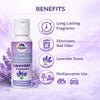 Sandalwood, Lavender, Jasmine Air Freshener Concentrate Set of 3 (50ml Each) Makes 1 Liter Each | Long Lasting Room Freshener Liquid | Fragrance Combo for Home, Office, Car | Alcohol-Free Premium Fragrance by Pujahaat